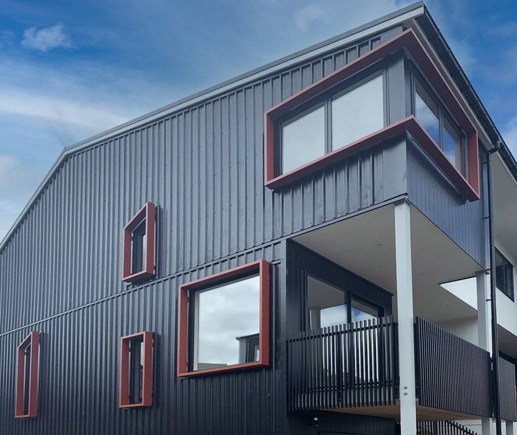 Custom aluminium window shroud — bespoke EasyShroud design